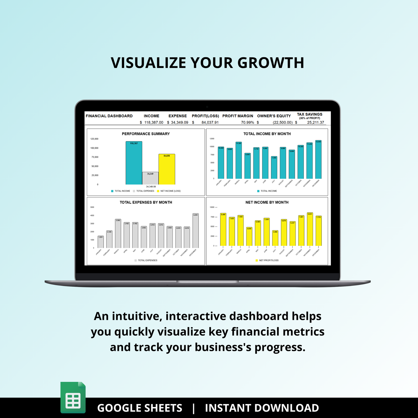 Small Biz Finance Tracker: Bookkeeping Spreadsheet